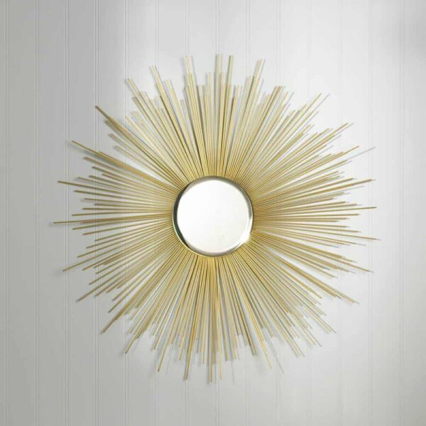 Bon Appétit Elegance Large Golden Rays Sunburst + Mirror