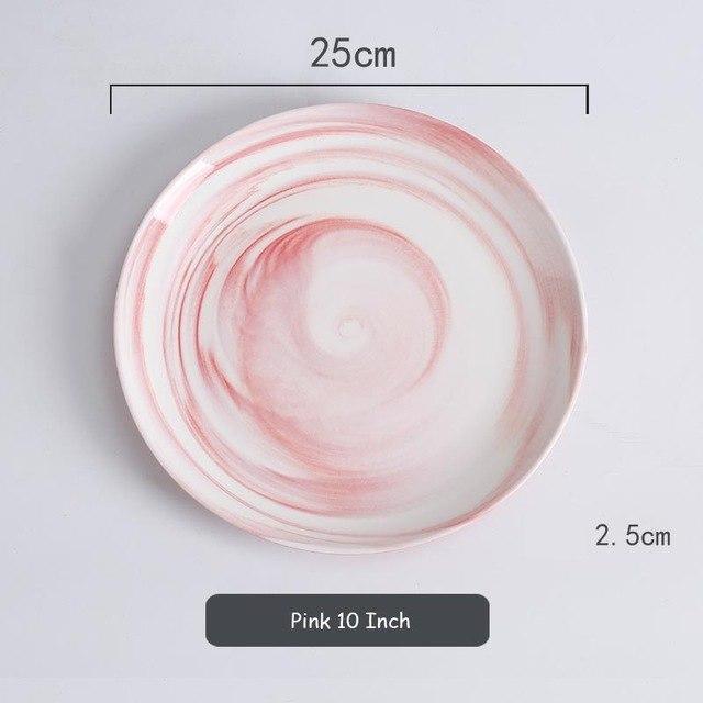 Mirage by Celiné Plate Plates Dorian Pure Pink / 10 inch