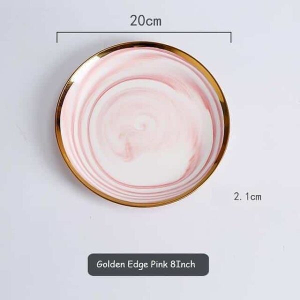 Mirage by Celiné Plate Plates Dorian Pink / 8 inch