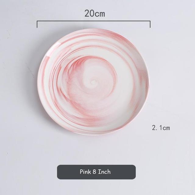 Mirage by Celiné Plate Plates Dorian Pure Pink / 8 inch