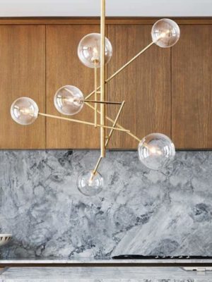 Incognito Mini Glass Globe Chandelier unique and elegant Pendant lighting