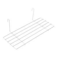 Exploration | Shelf with Baskets | Metal Wire Grid | Wall Creative Panel Shelf Pure white - shelf
