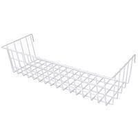 Exploration | Shelf with Baskets | Metal Wire Grid | Wall Creative Panel Shelf Pure white - basket