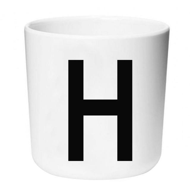 Letters by Una Hubmann Drinkware Letter H