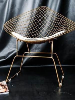 City Simplicity by Olivier Cimber Chair Brilliant Gold
