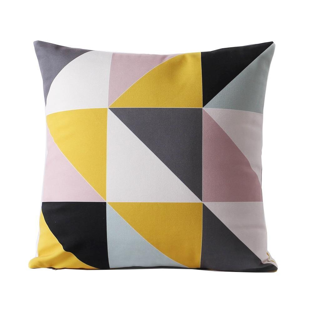 Complete Nordic Geometry | Celiné Printed Cushion Pillow