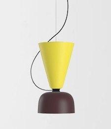 Ping Pong Pendant Lighting Pendant lighting Yellow Brown - Pipe