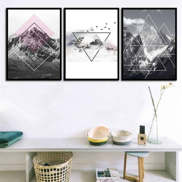 The Monument Mountains | Unframed Canvas Art