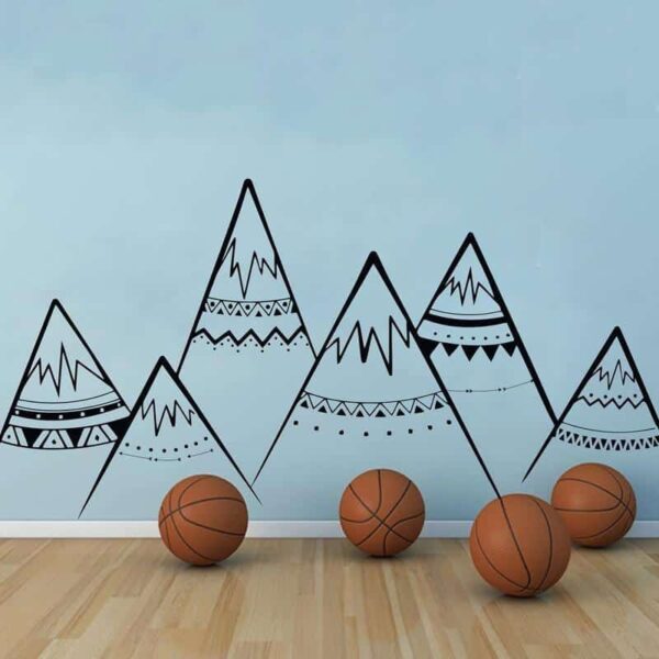 Mountains by Hexa Wall Sticker