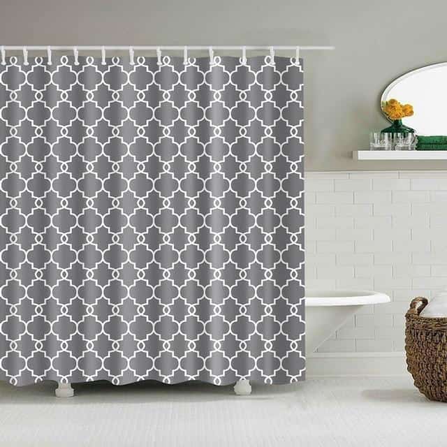Collier Secret For Luxe Shower Curtain unique and elegant Shower curtain Great Grey / 180x180cm