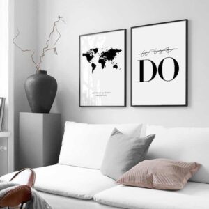 Travel Around The World   | Unframed Canvas Art Unique And Elegant Canvas Print - Wall Art