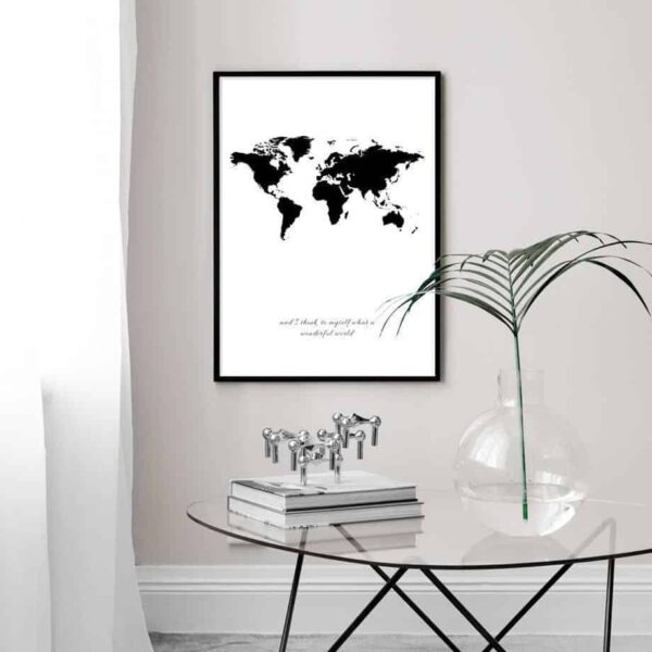 Travel around the world   | Unframed Canvas Art unique and elegant Canvas print - Wall Art A / 60X100cm