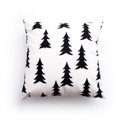 French Kiss Celiné Cushion Pillow Deep forest / 45x45cm