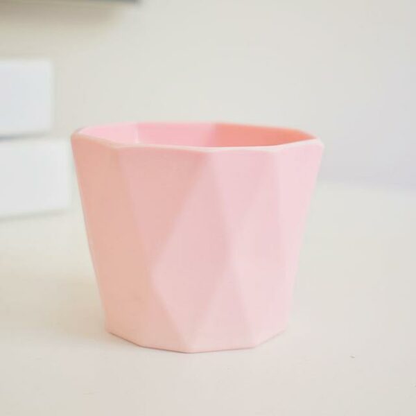 Little Hero by Jasmine Bergmann Vase Pink Butterfly
