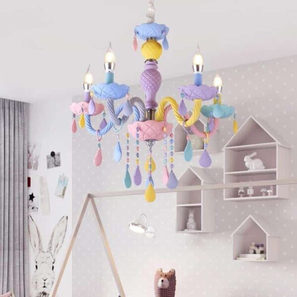 Fantasy Macaron Chandelier | Kids Room | Bedroom unique and elegant Pendant lighting