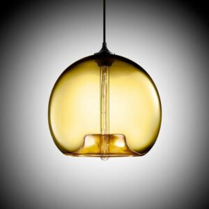 Freelight Glass Globe Pendant Light unique and elegant Pendant lighting amber