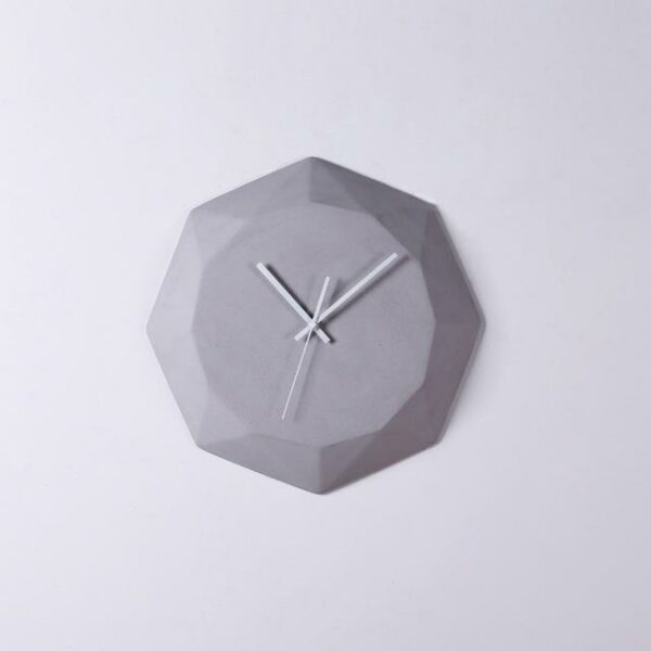 Diamond by Ciara Wall Clock Wall Clock Gray