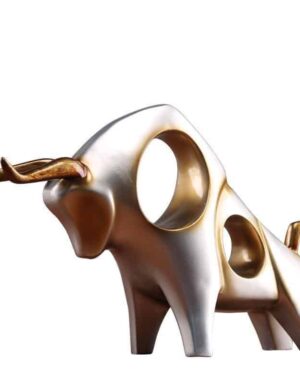 ERNESTO Animadrina Sculptuganta Gold/Silver unique and elegant Sculpture - Artist Design