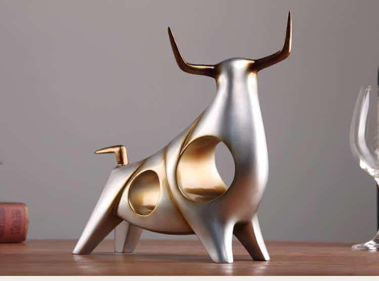 ERNESTO Animadrina Sculptuganta Gold/Silver unique and elegant Sculpture - Artist Design