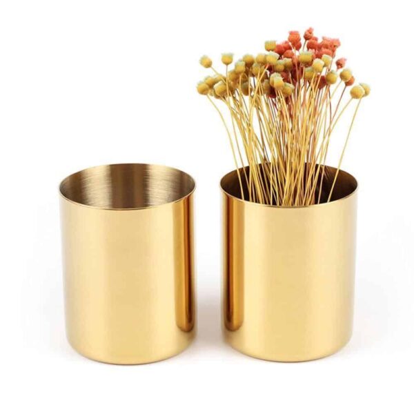 Perfecto Bjorkman Golden Vase/Pen Holder