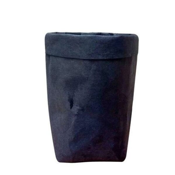 Floweri Vase/Storage Vase Earth Black / 12x12x23 cm