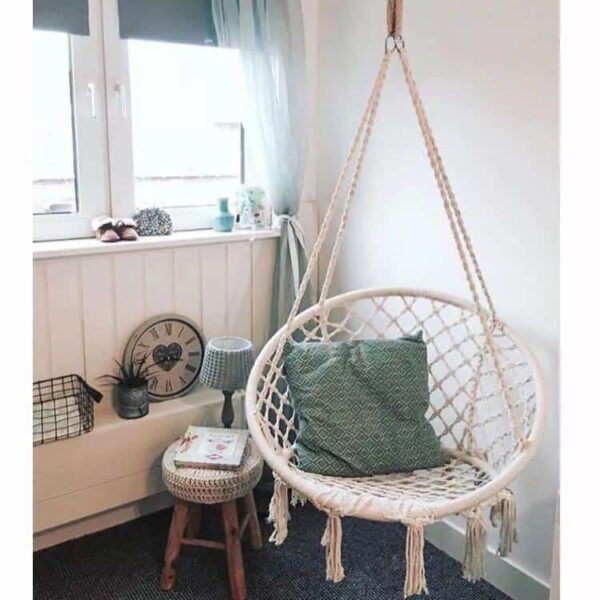 Hannes Malmström Handmade Knitted Hammock Swing Bed Swing chair