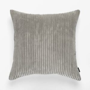 Flocking Cushion by Celiné Pillow Light Grey / 60x60cm