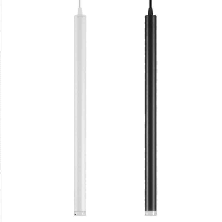 Long Rocklight Tube Kitchen Island LED Pendant Lighting unique and elegant Pendant lighting Black / 610mm / Warm White