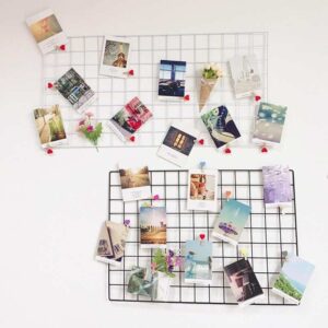 Clean Frame | Metal Photo Wire Grid | Wall Wire Grid | Panel Shelf