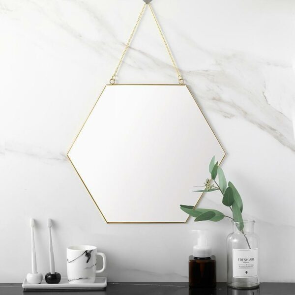 Hexagonal by Henry Jacobsson Wall Mirror Mirror