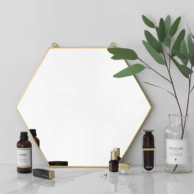 Hexagonal by Henry Jacobsson Wall Mirror Mirror