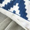 Blue Geometric | Boho Mandala | Bohemian | Embroidery Cushion Unique And Elegant Pillow