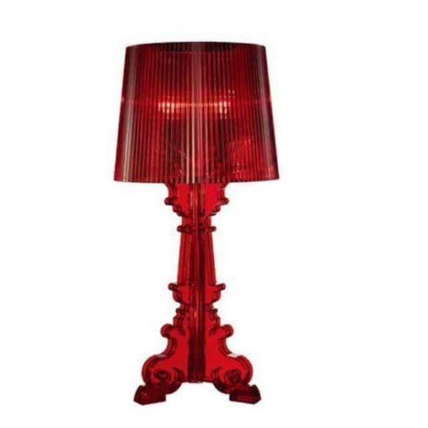 Träwick Clear BW Table/Room Lamp Table lamp Cool red