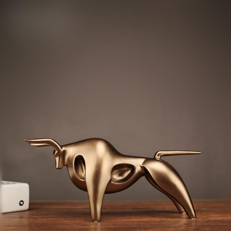 TAURUS Golden Sculpture - Artist Design