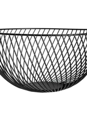 Nordic by Frederick Vaux / Wire Baskets Basket Cool black