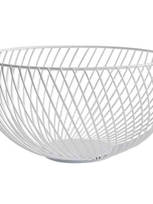Nordic by Frederick Vaux / Wire Baskets Basket Clear white