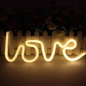 Superstar Love me NOW Wall/Desk Lamp Table/Wall lamp Love warm white