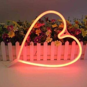 Superstar Love me NOW Wall/Desk Lamp Table/Wall lamp Red heart