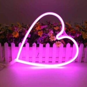 Superstar Love me NOW Wall/Desk Lamp Table/Wall lamp Pink heart