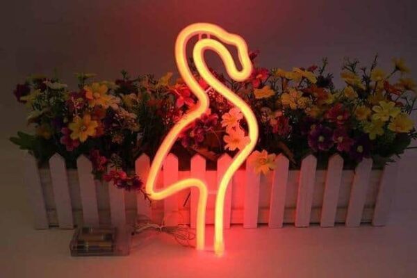 Superstar Love me NOW Wall/Desk Lamp Table/Wall lamp Flamingo