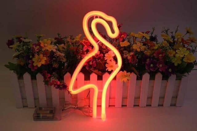 Superstar Love me NOW Wall/Desk Lamp Table/Wall lamp Flamingo