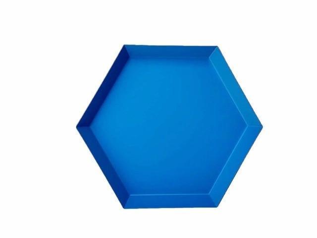 Polygon by Henry Jacobsson Tray Happy blue / M