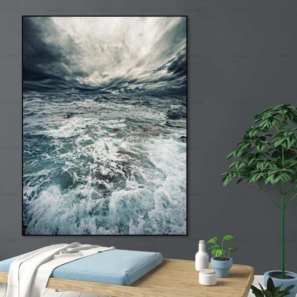 Walter | Perfect Sea Waves | Unframed Canvas Art