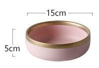 Fabienne Powder Collection Plate/Tray unique and elegant Plates Light Rose / L