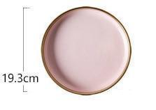 Fabienne Powder Collection Plate/Tray unique and elegant Plates Gold Plate / S
