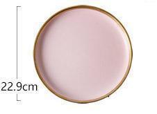 Fabienne Powder Collection Plate/Tray unique and elegant Plates Gold Plate / M