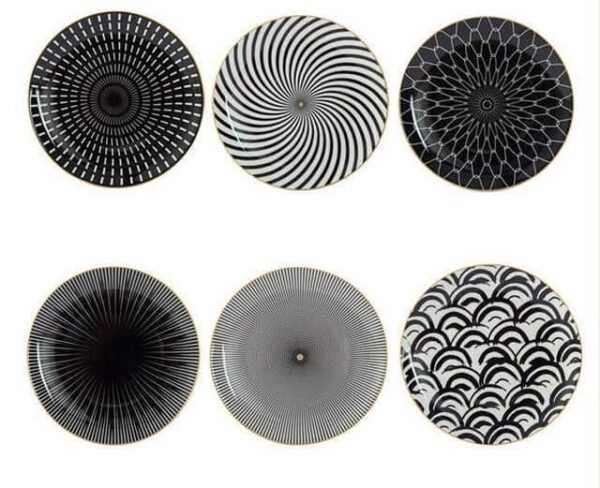 Geometry by Celiné Plates Gorgeous Mix / 10 inch / 1 pc