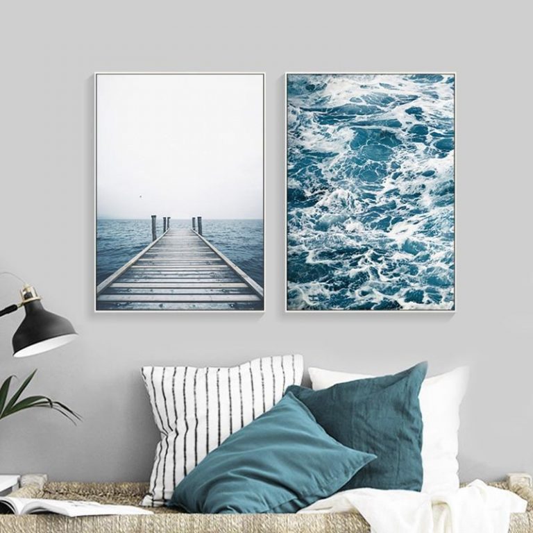 Fantastic Open Sea | Unframed Canvas Art unique and elegant Canvas print - Wall Art