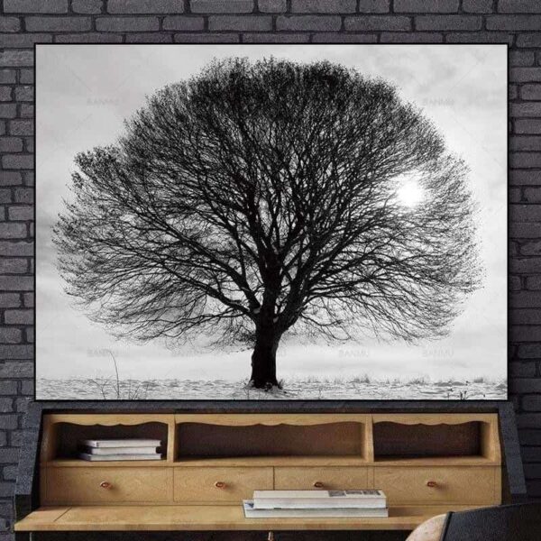 One And Very Big Tree | Unframed Canvas Art