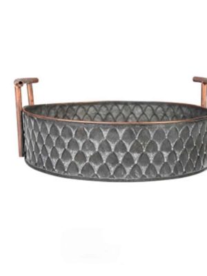 Ruby Winters Metal Storage Basket Basket Medium